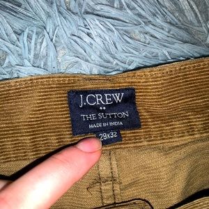 j crew men’s corduroy pants